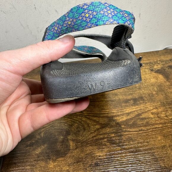Chaco Z/Cloud 2 Trace Eclipse Blue Sport Hiking Sandals Shoes Women's Size 9 - Picture 8 of 8
